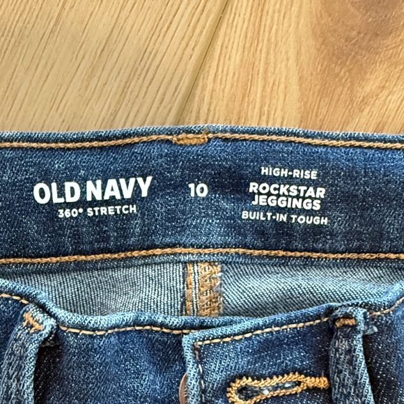 Blue Distressed Girl’s Jeans - Picture 2 of 2